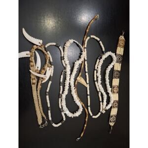 Vintage Y2k Beach Surfer Necklace Lot